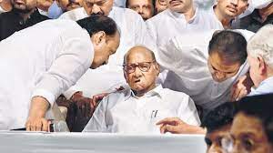 Ajit Pawar's reaction after Sharad Pawar withdrew his resignation