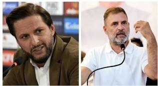 Attempt to interfere in India's internal politics on the occasion of cricket! Shahid Afridi praises Rahul Gandhi